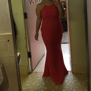 Calvin Klein Strapless Floor Length Formal Dress